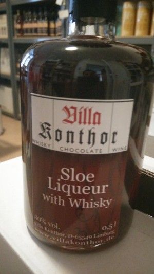 Sloe Liqueur with Whisky - Villa Konthor
